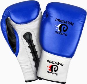 ถุงมือชกมวยหนังวัวแท้แบบสปาร์ริง  น้ำหนักมาตรฐาน  ด้ามจับกันลื่น  สำหรับซ้อมมวยแบบถุงทราย  แบบผูกเชือก - Product Image 3