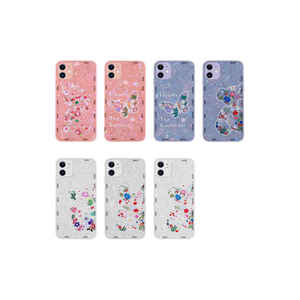 Étui de protection en silicone rigide anti-traces de doigts à motif Ours Lilas pour iPhone 11 13 Pro Max – Coque élégante en silicone liquide - Product Image 2