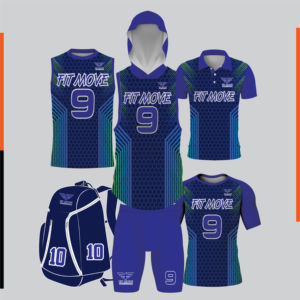 OEM Sport Grande Taille XL Logo Personnalisé Respirant 7v7 Uniforme Combo Kit Sublimation avec Design Durable 7 v 7 Uniforme - Product Image 1