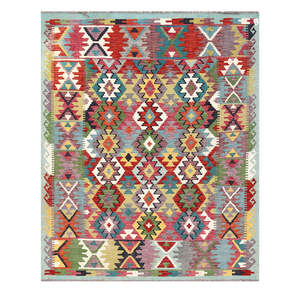Alfombra Kilim de Maimana, Afganistán, 246 x 199 cm, Alfombras y Conjuntos Tradicionales Afganos - Product Image 1