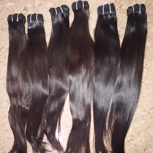 Extensiones de cabello humano sin procesar virgen Remy indio para tejer el cabello - Product Image 1