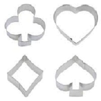 Ann Clark Emporte-pièces en métal écologiques pour badges de police, boucliers, itinéraires et cœurs, outils de pâtisserie décoratifs de table, nouveaux styles, lot de 6