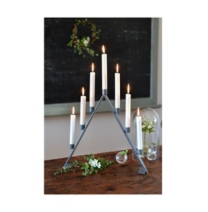 NUEVO Candelabro de Metal Plateado para Decoraciones de Bodas, Eventos y Navidad - Portavelas Hechos a Mano y Personalizables - Product Image 5