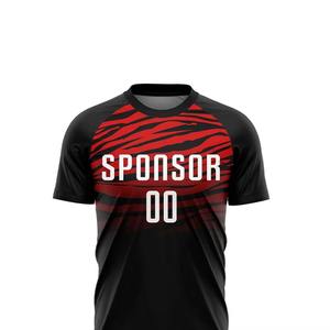 Maillots de football pour hommes de haute qualité, tissu polyester professionnel, faible MOQ, impression par sublimation, service OEM disponible - Product Image 5