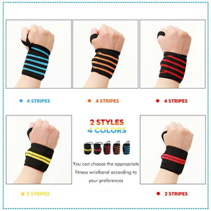 Bandes de poignet ajustables en coton personnalisées pour la musculation, l'impression, la boxe, la musculation, l'haltérophilie - Product Image 5