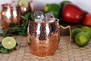 Metal Wholesale Manufacturer Premium Copper <b>Moscow</b> <b>Mule</b> Mug <b>Cup</b> with Brass Handle for Beer Wine Cocktail for Giveaways - Product Image 6