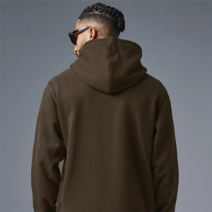 Sudadera con Capucha de Invierno de Algodón 100% Premium al por Mayor para Hombre, Color Sólido Informal, Teñido Liso, Transpirable, Ecológica, Diseño de Logotipo Personalizado - Product Image 2