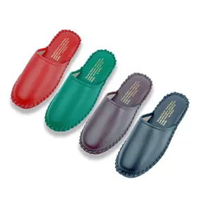 Best Soft Comfortable Genuine Leather Luxury Bath Slippers For Men