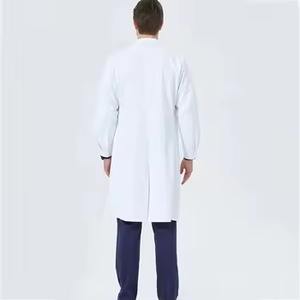 Blouse de laboratoire médicale d'hôpital de qualité supérieure, manches longues, tricotée, unisexe, détection d'aiguilles, fusion sans couture, personnalisée - Product Image 6