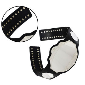 Cinturones de Boxeo y Artes Marciales Unisex de Cuero y Acero Inoxidable de Alta Calidad FK-507 de Flyingkick Enterprises, Nuevo Diseño - Product Image 6