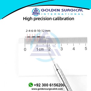 Sonda periodontal 304, equipo de Endodoncia de acero inoxidable graduado Dental, sonda, Escala de 16cm, juego Dental de instrumentos quirúrgicos - Product Image 5