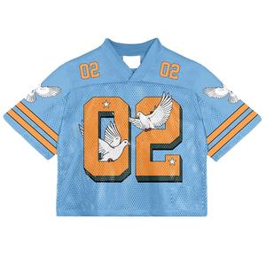 Uniforme de football américain pour hommes, taille plus, maillot d'équipe personnalisé, 100% polyester, vêtements de sport d'entraînement. - Product Image 3