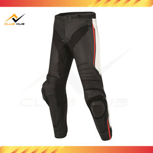 Pantalons de course moto en cuir d'hiver en gros, options personnalisables, ajustement parfait, doublure intérieure respirante, sécurité renforcée - Product Image 3
