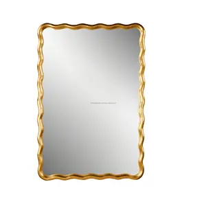 ODM Simple silver Rectangular square beveled decorative cheap frameless mirror for bathroom