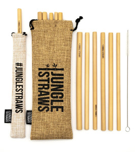 ชุดหลอดดูดน้ำทำจากไม้ไผ่มีโลโก้ตามสั่งสำหรับงานหัตถกรรม Gia Guyen ขนาด6mm/8mm/10mm/12mm งานเลี้ยง100000จากเวียดนาม - Product Image 2