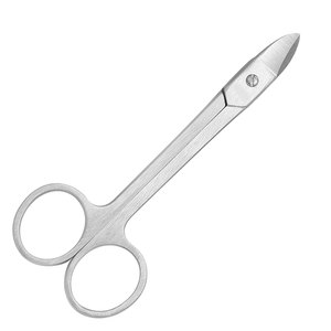 Ciseaux de beauté écologiques en acier inoxydable incurvé de qualité supérieure pour une coupe précise de la peau, manucure et soin des cuticules, durables - Product Image 1