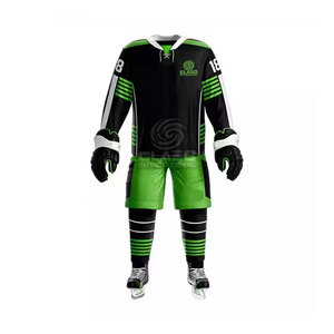 Nuevo Conjunto Deportivo de Poliéster con MOQ Bajo, Diseño OEM, Nombre del Equipo Personalizado, Uniforme de Hockey sobre Hielo - Product Image 1