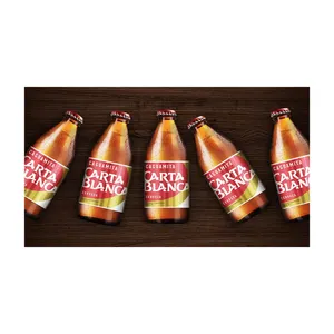 Mexican beer brand Carta Blanca-Carta Blanca Original Imported Beer-6 bottles / 12 fl oz