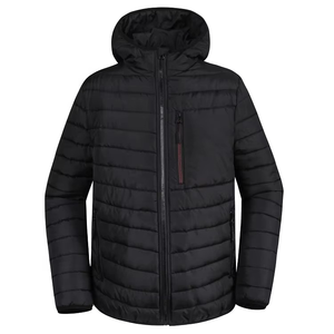 Chaqueta de Invierno para Hombre, de Alta Calidad, al por Mayor, Personalizada, con Cuello Alto, Impermeable, de Lona Recubierta, Estilo Urbano - Product Image 1