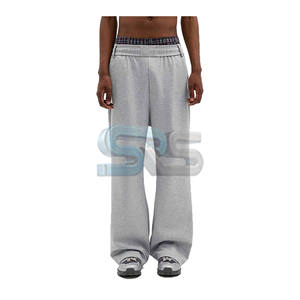 กางเกงผ้าฝ้ายขาบานสำหรับผู้ชาย, กางเกงแฟชั่นโอเวอร์ไซส์มีหลายกระเป๋า - Product Image 6