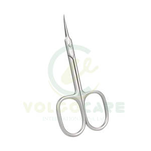 Tijeras de pelo de nariz curvadas y redondeadas de primera calidad para hombres, Juego de 2 piezas, tijeras de manicura para cutículas de uñas, Kit de tijeras para bigote de barba - Product Image 1