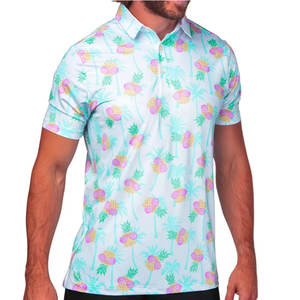 Polo pour hommes de couleur personnalisée en gros avec impression par sublimation col basculant OEM tout nouveau T-shirt vierge à motif solide - Product Image 4