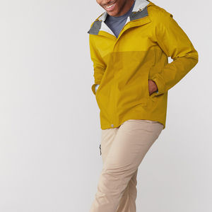 Chaqueta cortavientos ligera para hombre, ropa deportiva impermeable para exteriores, para correr, senderismo, con capucha, abrigo informal a prueba de viento con cremallera completa - Product Image 3