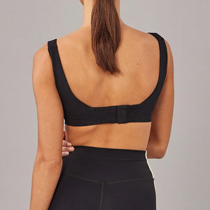 En gros Logo Personnalisé Contraste Couleur Personnalisée Respirant Faible Impact Sexy Haute Qualité Séchage Rapide Confortable Workout Sports Bra - Product Image 2
