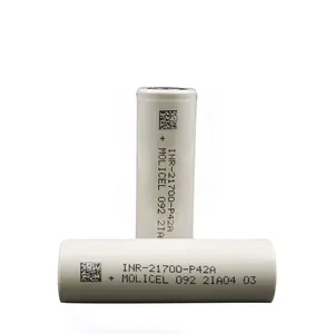P42A baterai sepeda listrik 4200mAh, baterai Lithium dapat diisi ulang 21700 baterai Lithium ion untuk Molicel mol
