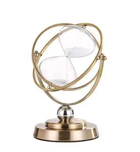 Vente chaude moderne bureau et décoration d'intérieur article Collection de cadeaux nautique en laiton sablier heure verre brillant prix raisonnable - Product Image 2
