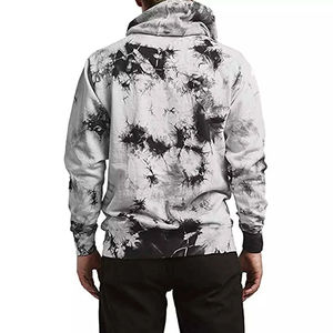 Sweat à capuche d'hiver tie-dye pour homme, style streetwear, tissu polaire de haute qualité, doux et respirant, service personnalisé OEM, style décontracté - Product Image 4