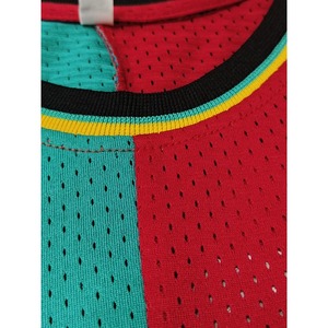 Maillot de basket-ball des Detroit pour hommes # Uniforme de sport respirant en maille sans manches, 33 couleurs, vert et rouge, vêtements de sport décontractés - Product Image 3