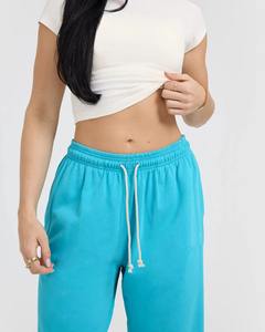 Service OEM Pantalons de jogging décontractés en molleton de coton pour femmes Pantalons surdimensionnés Vente en gros de pantalons et de pantalons pour femmes - Product Image 5