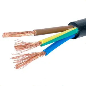 300/500V RVV TTR H05VV-F Flexible Copper Cable 5x2.5 2x2.5 3x4