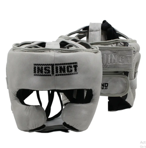 Protector de Cabeza de Boxeo Profesional Personalizado Legend para Adultos, Ropa Deportiva de Entrenamiento de MMA con Protección de Cabeza de Cuero Duradero - Product Image 1