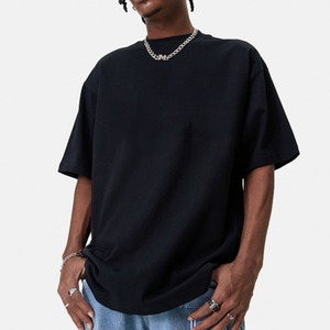 เสื้อยืดแขนสั้นผู้ชายผ้าฝ้าย 100% ทรงโอเวอร์ไซส์ พิมพ์ลายตัวอักษร ผ้าถัก ป้องกันรอยยับ - Product Image 6