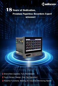 Registratore di Dati di Temperatura Digitale Industriale Universale MPR5000ST 7'' 12/16/24/32 Canali Multipli RS485 Senza Carta con USB/Ethernet - Product Image 3