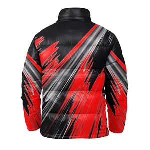 Venta al por mayor de chaquetas de invierno personalizadas para hombre de algodón cálido recortado Puffer Puff burbuja sublimación impresión cremallera cierre transpirable característica - Product Image 4