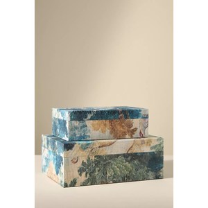 Boîte de rangement rectangulaire en métal enduit de poudre blanche peinte à la main Matvelous concevant une grande boîte de rangement de mouchoirs de qualité supérieure - Product Image 4