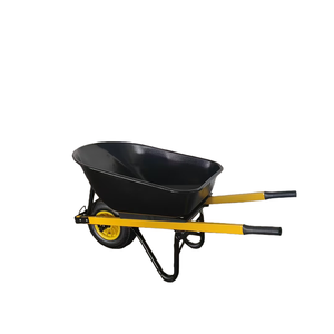 Chariot de transport en béton, capacité de 100 L d'eau, acier et plastique industriels, jardinage, construction, brouette robuste - Product Image 1