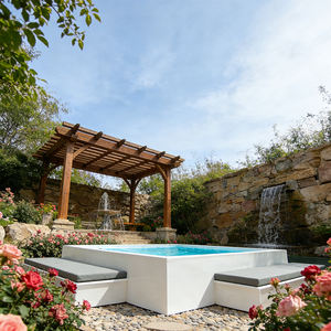 Materiales filtrantes para piscinas, red de seguridad para piscinas de fibra de vidrio, instalación en exteriores, piscina al aire libre - Product Image 1