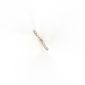 Ishi Diamonds 18K Gold Half Eternity Lab Grown Diamond Ring Joyería elegante para mujer - Product Image 3