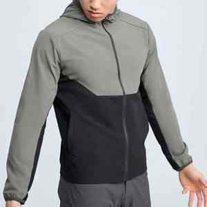 Veste d'hiver imperméable pour homme, logo avant, à capuche, 100% polyester - Product Image 2