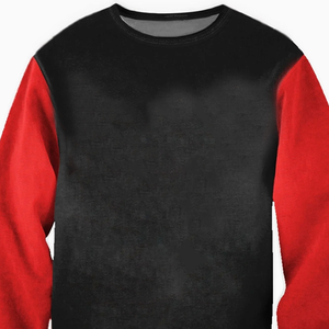 Unisex High Quality Red Arm Black Body Sorority Sweatshirt Custom Oversized <b>Hoodie</b> with Full Sleeves Printed for Winter Women - Product Image 6