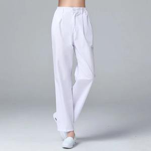 Conjuntos de fregado de enfermera ligeros con logotipo personalizado Joggers lavables con uniformes de hospital tejidos de tela de LICRA suave para personal médico - Product Image 1