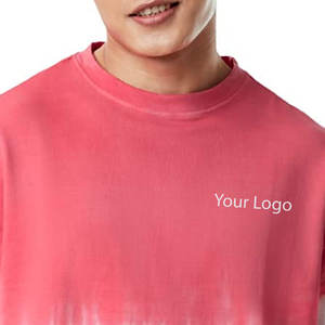 Camiseta extragrande de Algodón 100% con logotipo personalizado para hombre, camiseta de media manga de peso pesado, camiseta de calle de gran tamaño para hombre - Product Image 6