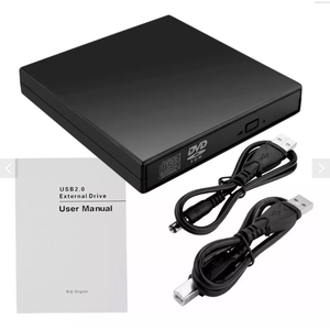Lector CD Y DVD Slim <b>USB</b> Para Laptop Pc Burner Y <b>Player</b> Con Funcin De Lectura Y Escritura Apto Para Desktop Y DVD RW CD-R - Product Image 2