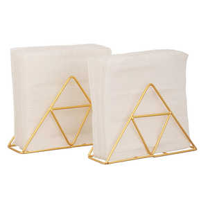 Boîtes à mouchoirs élégantes et modernes en métal Organisateur de serviettes de table durable et élégant pour la cuisine et la table à manger - Product Image 1