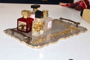 Resin Decorative <b>Tray</b> in Multiple Colors Rectangle Home Decor Resin <b>Tray</b> High Quality - Product Image 4