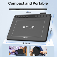 Tablette graphique avec stylet sans batterie Ugee S640